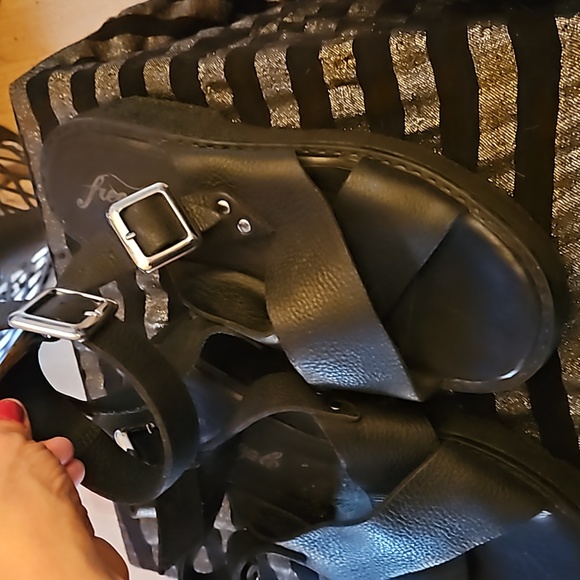 Free People Leto ankle wrap buckle sandal - Picture 2 of 5